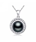 Stunning Black Pearl Necklace