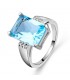 Light Blue Love Ring