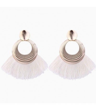 Very Boho Tassel Glam Earrings
