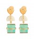 Trendy Geometric Acrylic Dangle Drop Earrings