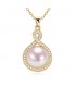 Pearl Teardrop Infinity Necklace