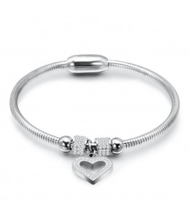 Bling Heart Bracelet