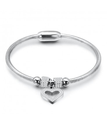 Bling Heart Bracelet