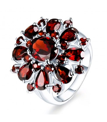 Big Red Flower Ring