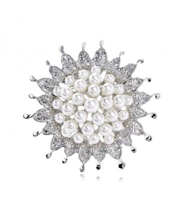 Cluster of Pearls Brooch