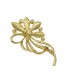 Gold Flower Brooch