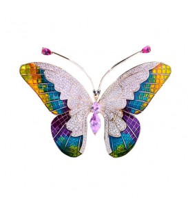 Bling Bling Butterfly Brooch