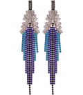 Blue Hues Chandelier Earrings