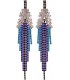 Blue Hues Chandelier Earrings