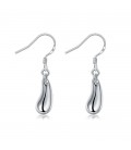 Silver Plated Water Drop dangle earrings