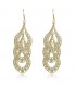 18K Gold Plated Leaf Design Earrings
