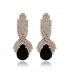 Water Drop Rhinestone Crystal Vintage Earrings