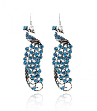 Elegant Peacock Earrings