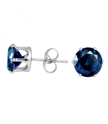 Luxury Austrian Round Crystal Stud Earrings