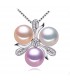 Pearly Flower Necklace